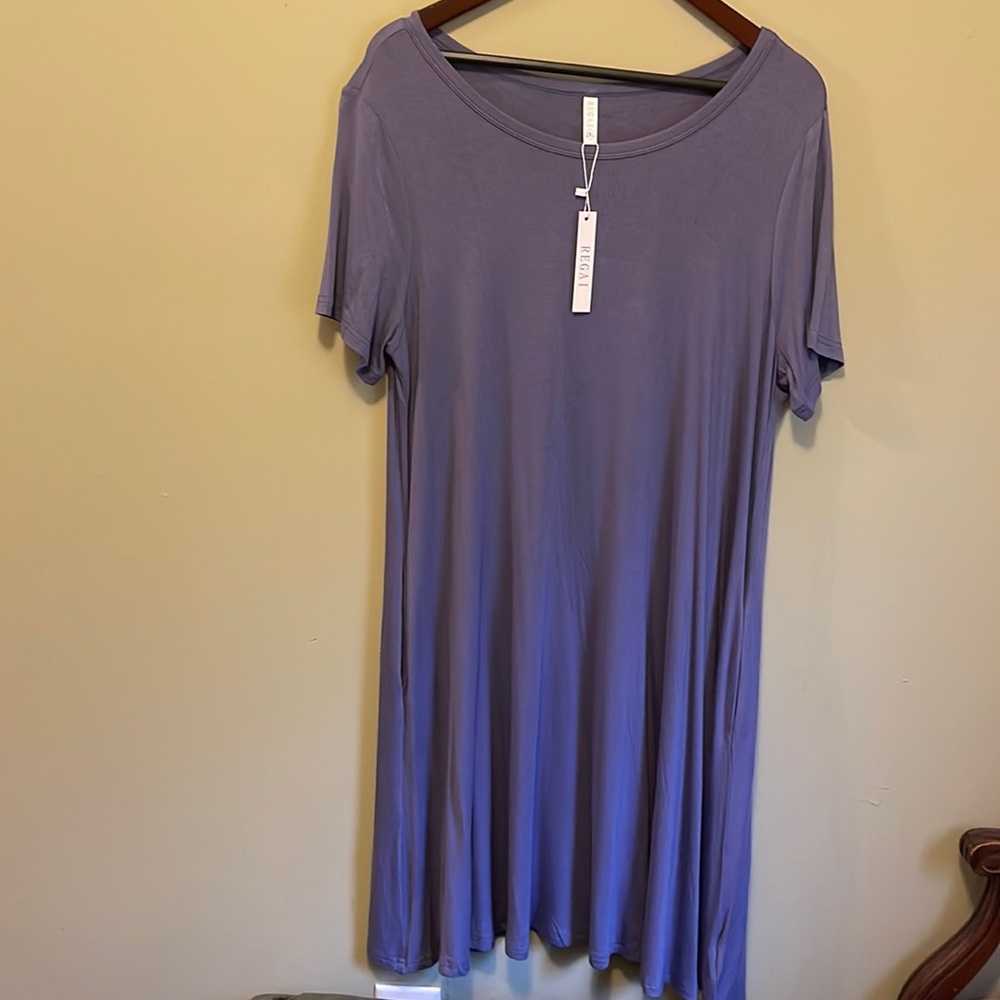 NWT Regai tee shirt dress size 2x